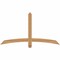Ekena Millwork Bellingham Timber Gable Bracket, Western Red Cedar, 60"W x 32"H x 1 1/2"D x 3 1/2"F, 13/12 Pitch GBW060X32X0204BEL00SWR - alternate 1